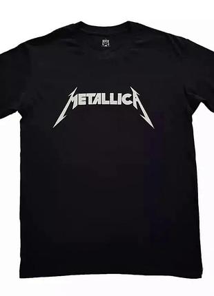 Чорна футболка loys metallica футболки металіка унісекс металіка xl