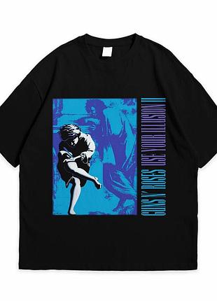 Футболка loys з принтом guns n' roses use your illusion ii чорний xs