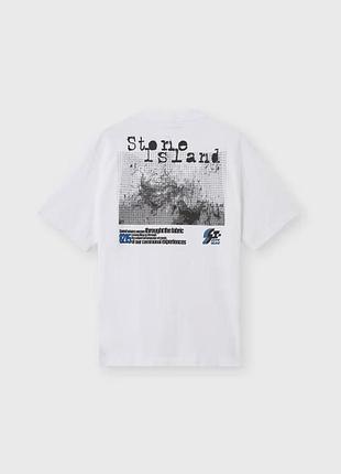 Футболка loys stone island стон айленд чорна нова якісна 100% бавовна xxl