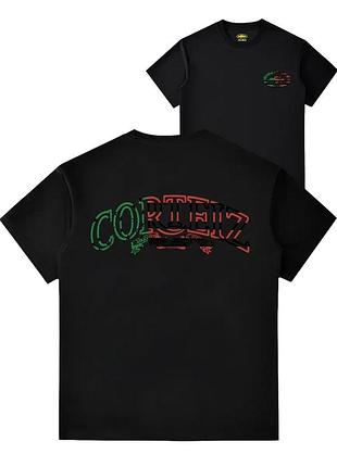 Футболка loys хлопковая с принтом corteiz sk8 art.018 xs