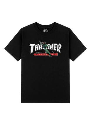 Футболка loys хлопковая с принтом thrasher трешер sk8 art.020 xl
