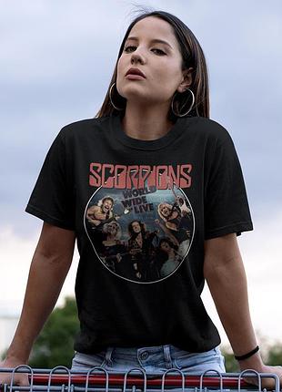Футболка loys scorpions (world wide live) чорний xxl