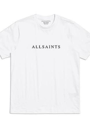 Біла футболка loys allsaints футболки унісекс l