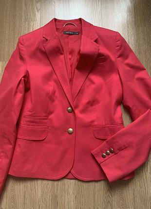 Фірмовий яскравий піджак easy wear,кораловий жакет