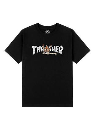 Футболка loys хлопковая с принтом thrasher трешер sk8 art.016 m
