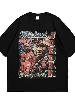 Футболка loys з принтом майкл джордан michael jordan чорний s