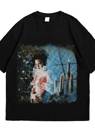 Футболка loys с принтом cradle of filth v empire или dark faerytales in phallustein черный xs