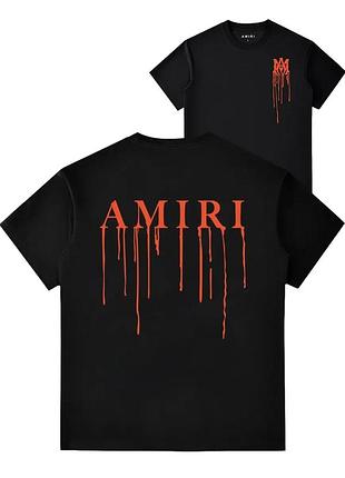 Футболка loys amiri амірі бавовняна з принтом у2к art.018 xs