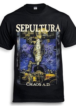 Футболка loys sepultura chaos a.d. чорний xs