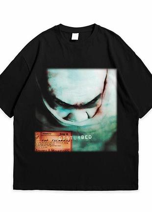 Футболка loys з принтом disturbed the sickness чорний xs
