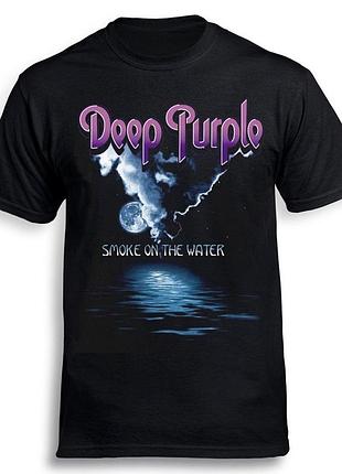 Футболка loys deep purple - smoke on the water (color) черный m