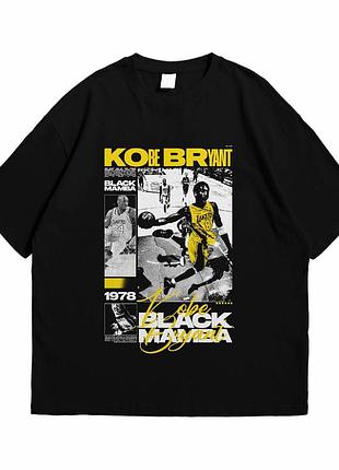 Футболка loys з принтом kobe bryant black mamba чорний m
