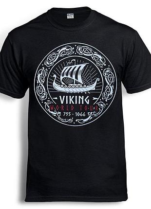Футболка loys viking world tour черный m