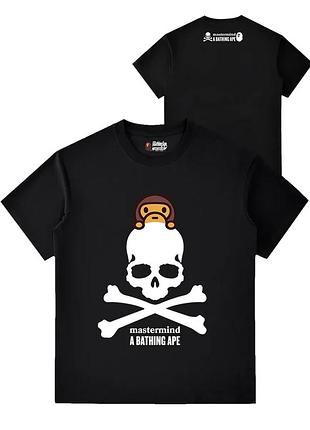 Футболка loys бавовняна з принтом bape бейп sk8 art.011 xs