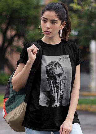 Футболка loys lil peep (crazy eyes poster) черный xs