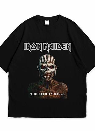 Футболка loys с принтом iron maiden the book of souls черный xs