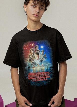 Футболка loys унисекс stranger things черный xs