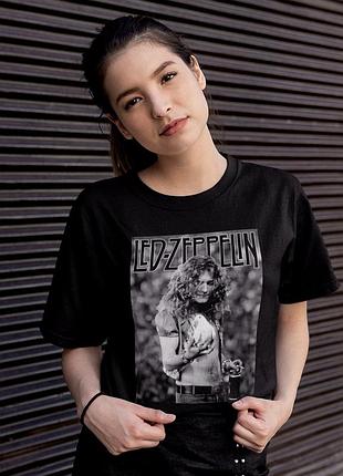 Футболка loys led zeppelin (robert plant holding a dove) черный s