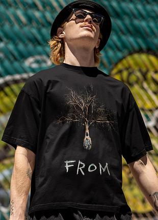 Футболка loys унисекс from (tree) черный xs