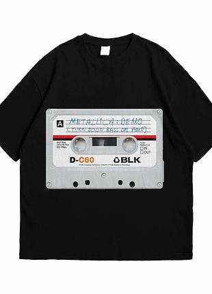 Футболка loys с принтом metallica demo cassette черный xs