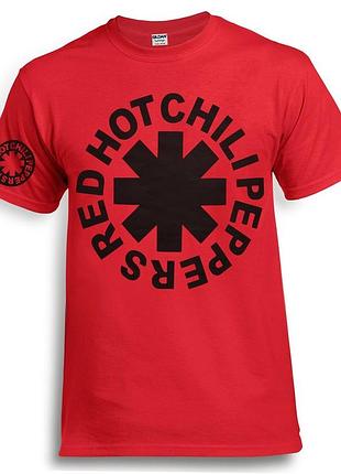 Футболка loys red hot chili peppers logo красный xl