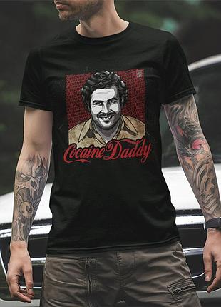 Футболка loys унісекс narcos (pablo escobar cocaine daddy) чорний l