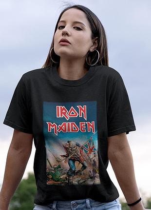 Футболка loys iron maiden (the trooper) черный l