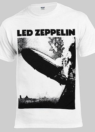 Футболка loys led zeppelin i белый xs
