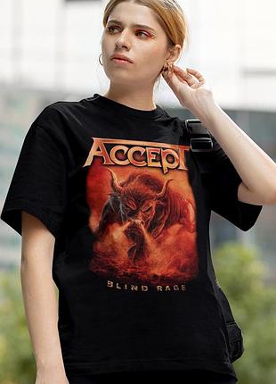 Футболка loys accept (blind rage) черный m