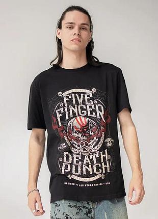 Футболка loys rwb - five finger death punch - 100% pure brewed in las vegas xl