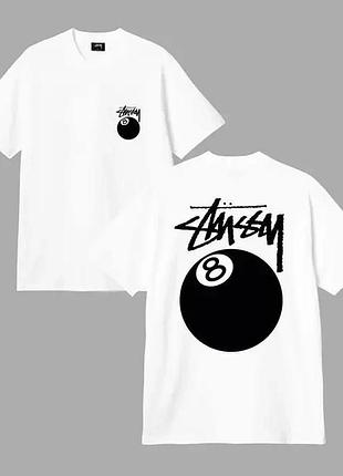 Футболка loys брендова із принтом stussy xs