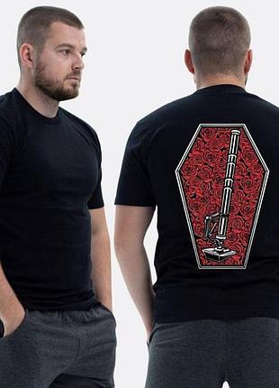 Футболка loys зсу з принтом sunset goons міномет у гробу з трояндами xs