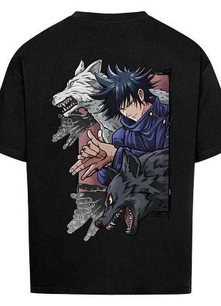 Футболка loys з принтом y2k jujutsu kaisen x megumi wolfs xs