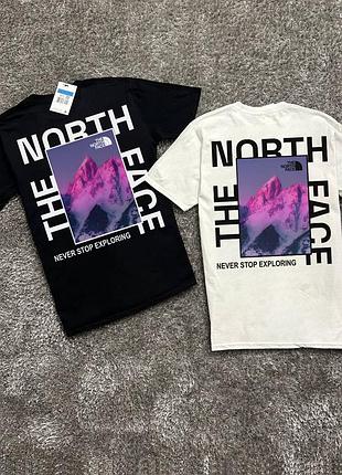 Футболка loys the north face purple mountains xs