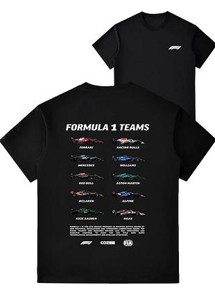 Футболка loys хлопковая с принтом formula 1 y2k art.008 xxl