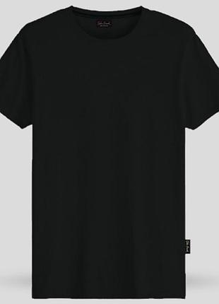 Футболка черная мужская модальная jftmod10 bl