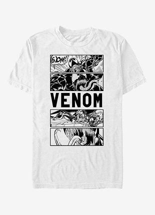 Футболка белая loys фильмы marvel venom panels xl