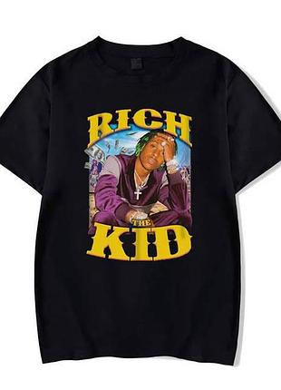 Повседневная футболка loys rich the kid vintage look t-shirt s
