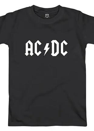 Футболка loys ac / dc чорна унісекс футболки xs