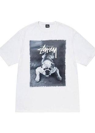 Повсякденна футболка loys stussy bulldog white xs