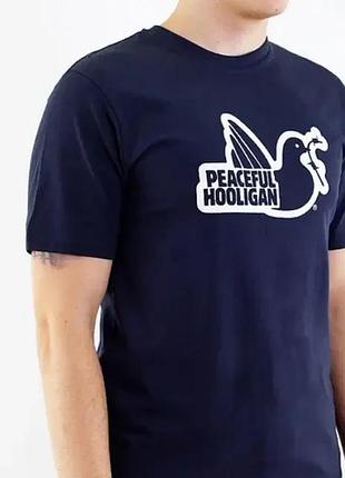 Футболка loys брендова з принтом peaceful hooligan s