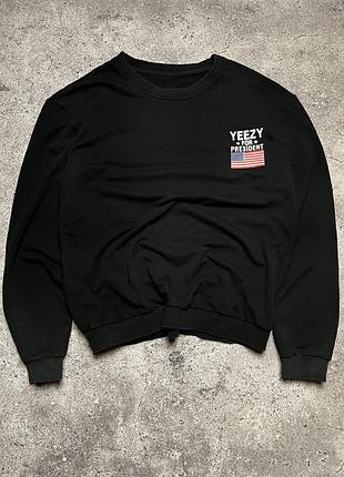Мерчовий світшот kanye west yeezy for president