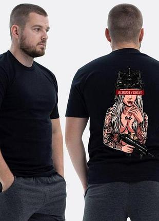 Футболка loys зсу з принтом sunset goons дівчина п'ятниця xs