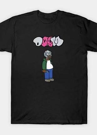 Футболка loys повсякденна mf doom ''homer'' t-shirt black xs