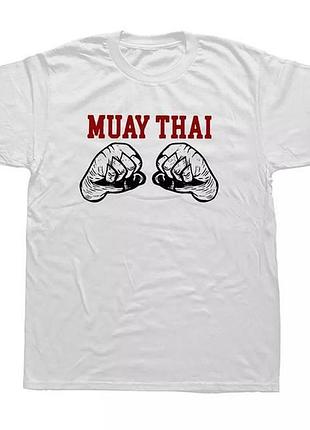 Повседневная футболка loys с принтом muay thai m