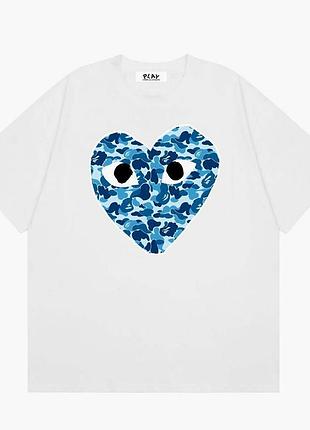 Футболка loys comme des garçons ком дез гарбон черная очень хорошее качество 100% хлопок xs