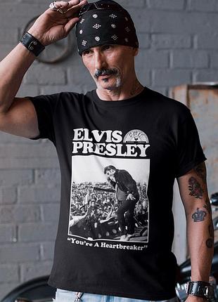 Футболка loys унисекс elvis presley (youre a heartbreaker) черный xs