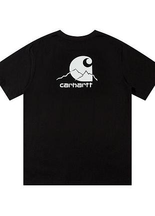 Футболка loys carhartt кархарт чорна якісна тканина 100% бавовна xs