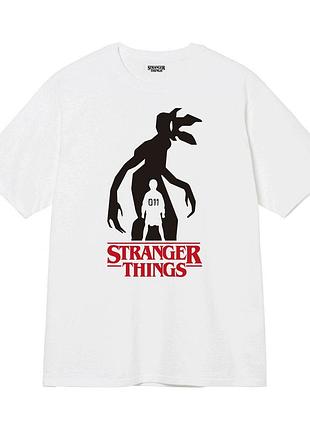 Біла футболка loys stranger things eleven art футболки дуже дивні справи унісекс xl