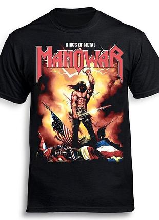 Футболка loys manowar - kings of metal черный xxl